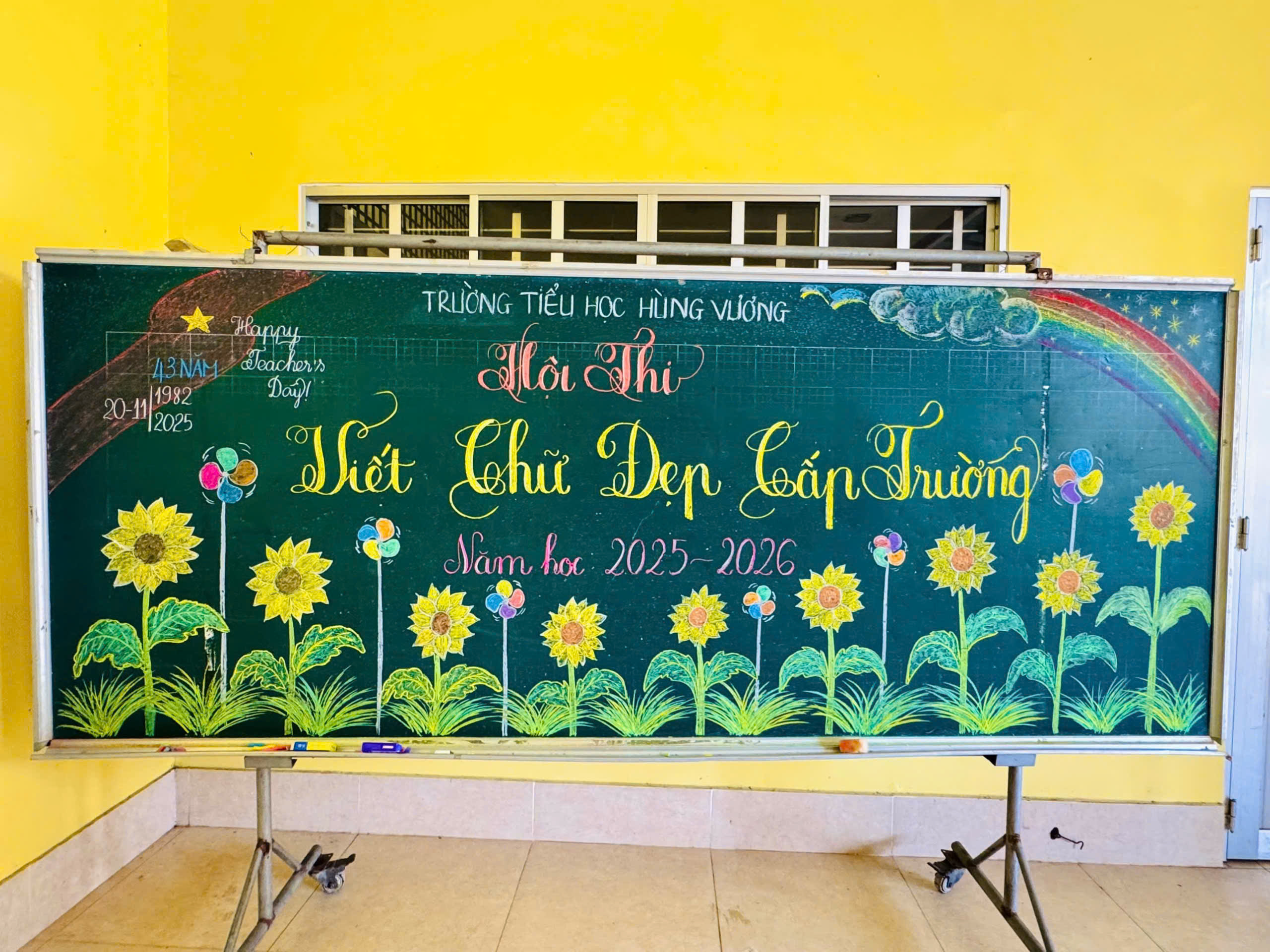 TRƯỜNG TIỂU HỌC HÙNG VƯƠNG TỔ CHỨC HỘI THI VIẾT CH